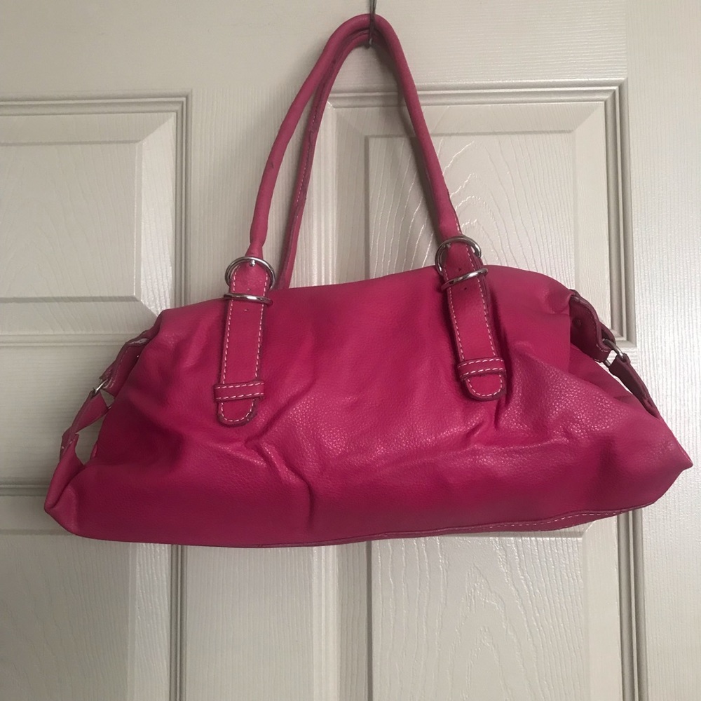 Nine West vintage Barbie pink satchel bag.